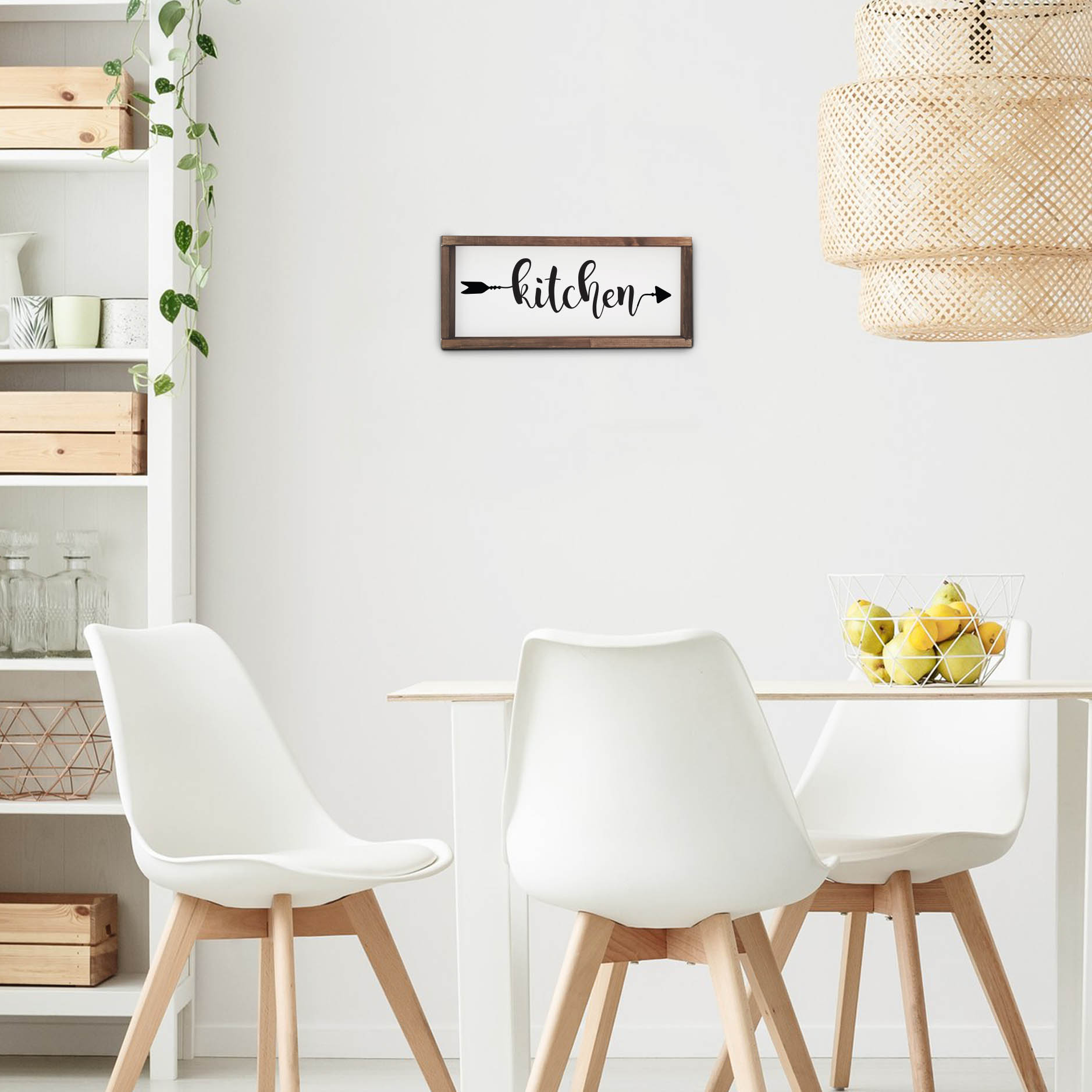 Декоративное панно с  указателем KITCHEN - иллюстрация товара №3